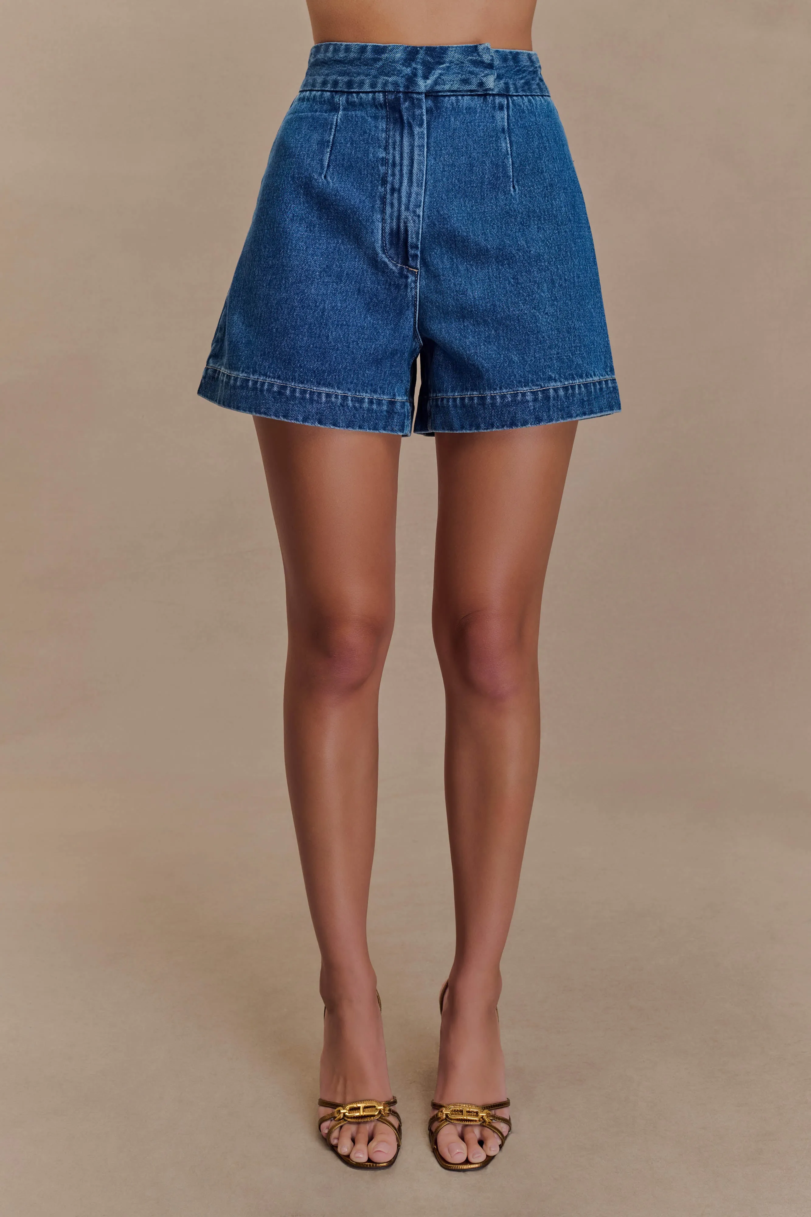 Abel Denim Shorts - Dark Blue