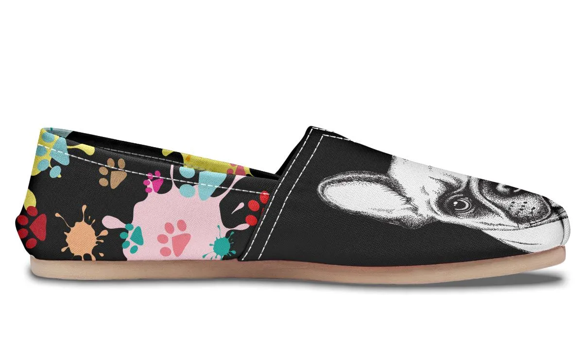 Artsy Frenchie Casual Shoes