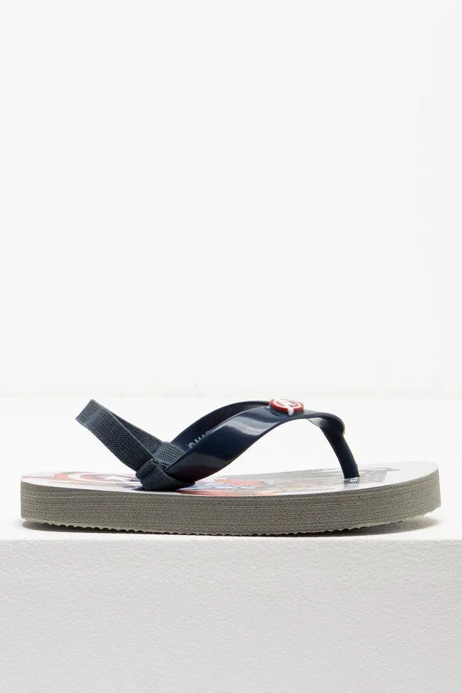 Avengers Flip Flop Grey