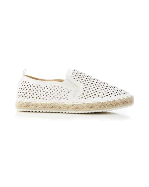 Avril Perf Espadrille White