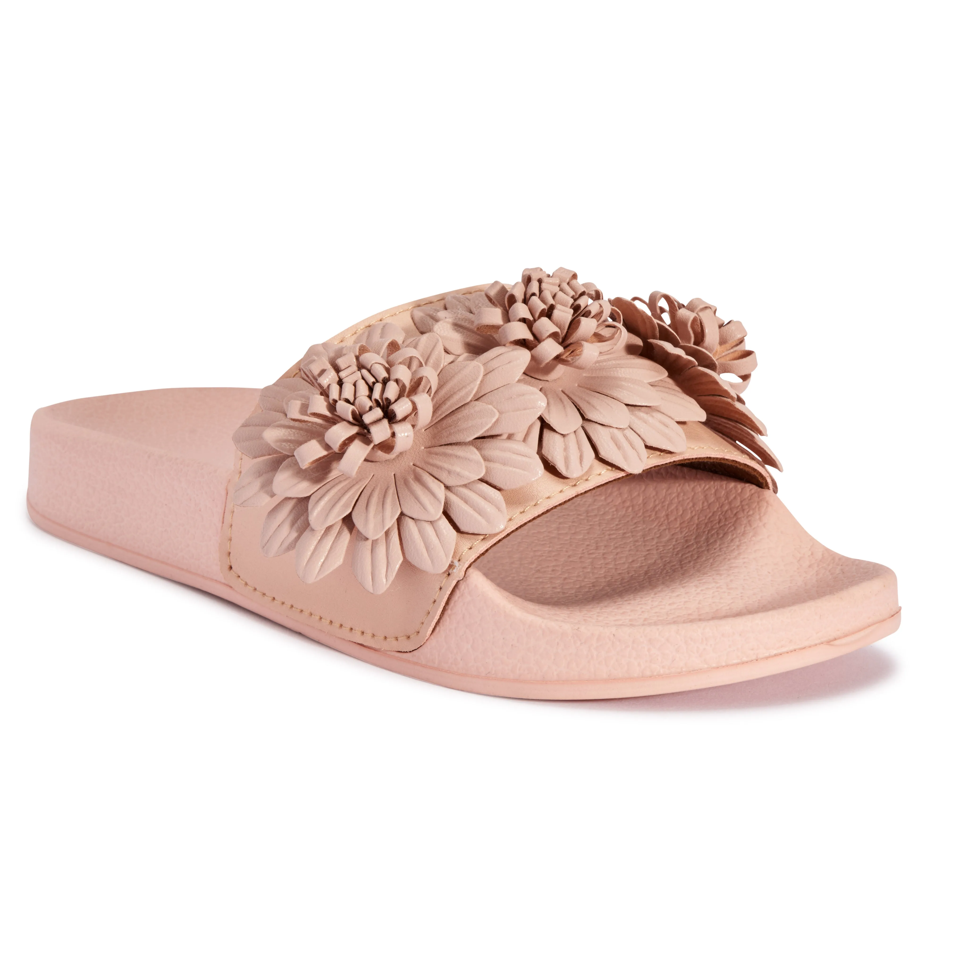 Blush Flower Flat Sliders