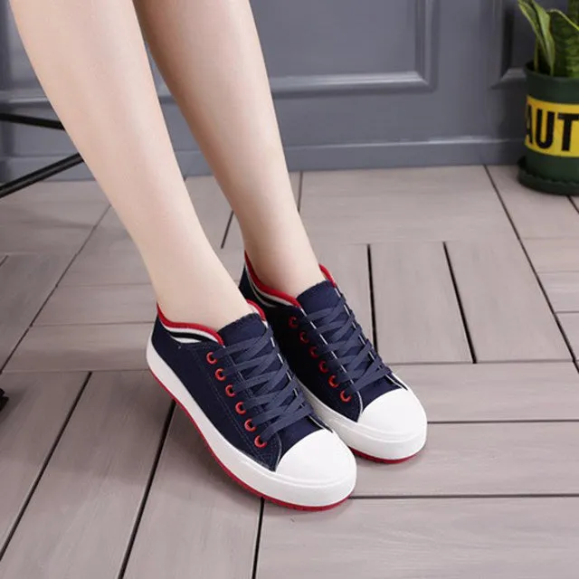 Classic Women's Casual Comfortable Canvas Shoes - Model-8892