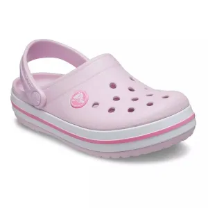 Crocs 207005-6GD-C7 Toddler Girls Crocband Clogs, 7T Ballerina Pink