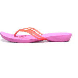 Crocs Isabella Flip Flops Rubber Red Colour For Women