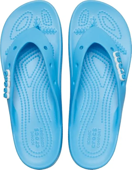 Crocs Women's Classic Flip Flops Platform Sandals | Oxygen