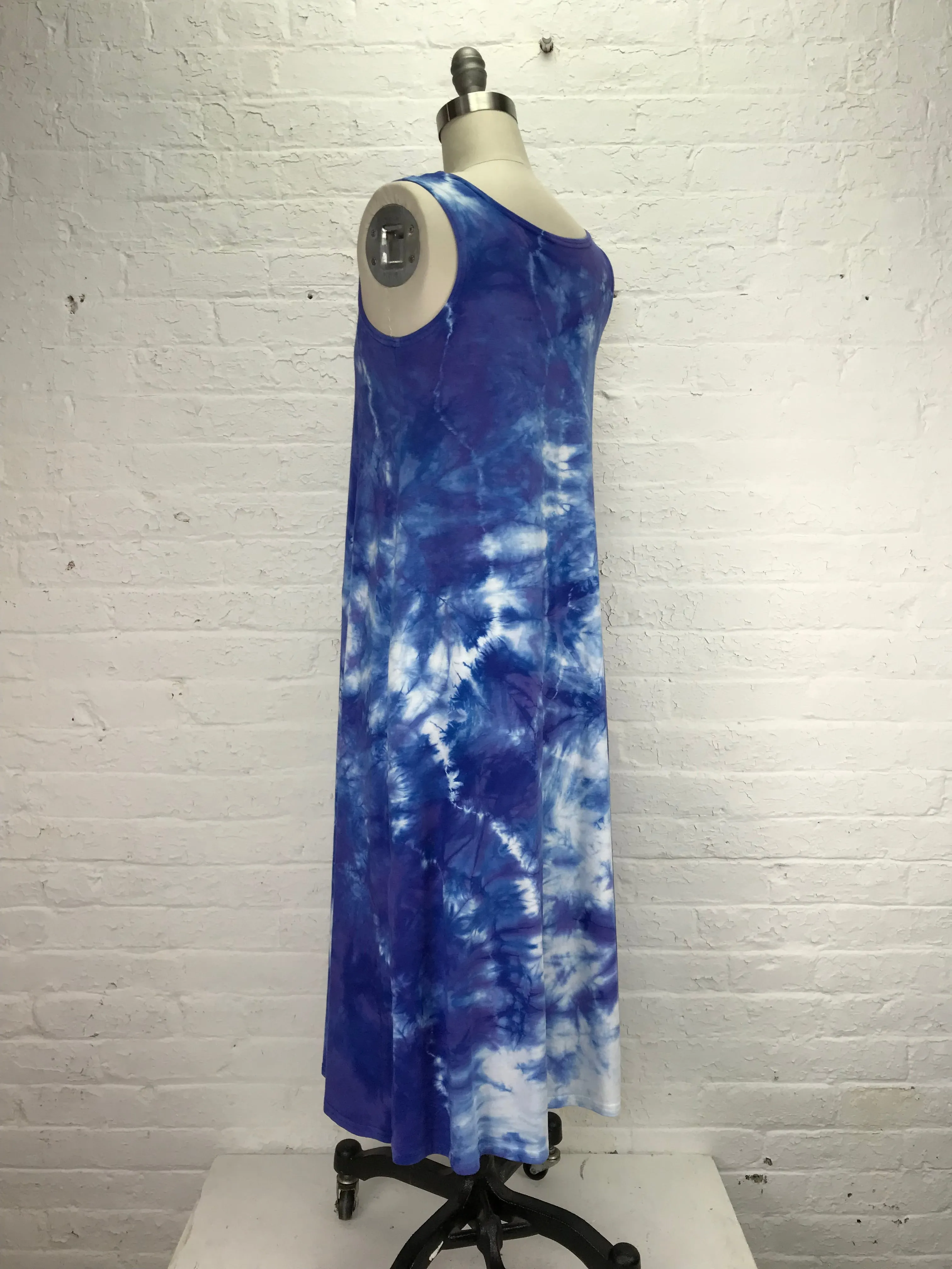 Eileen Midi Tank Dress in Morning Glory Tangle