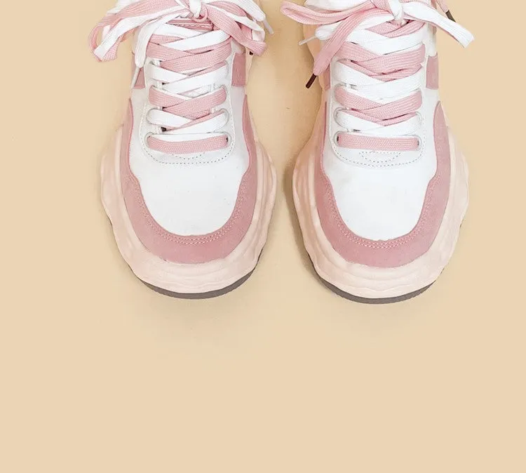 Enter Game Rabbit Pink White Sporty Sneakers Running Shoes