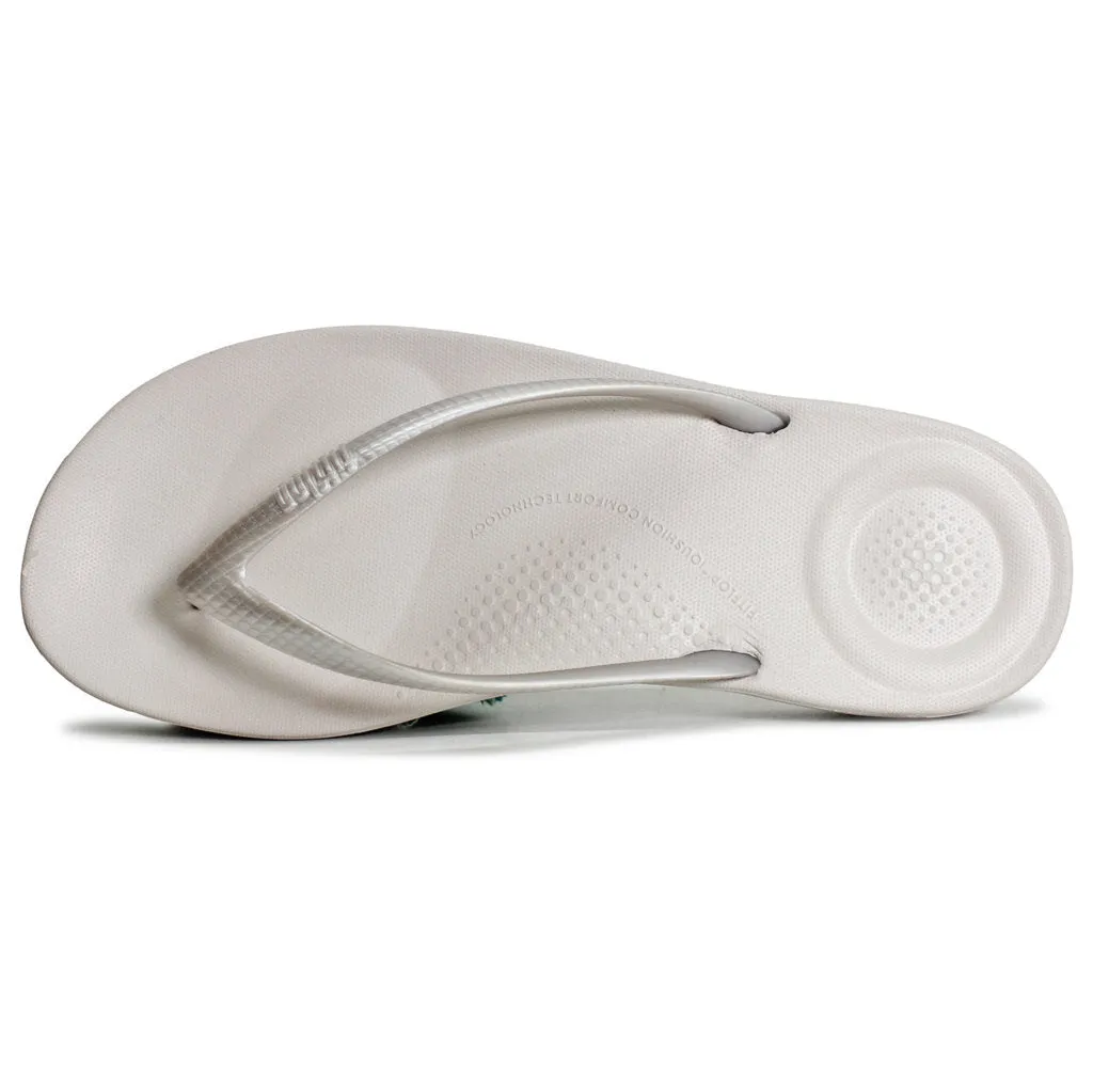 FitFlop Iqushion Rubber Women's Toe Post Sandals