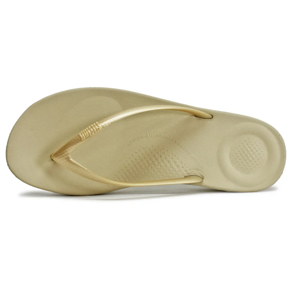 FitFlop Iqushion Rubber Women's Toe Post Sandals