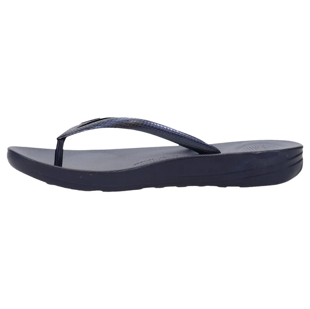 FitFlop Iqushion Rubber Women's Toe Post Sandals