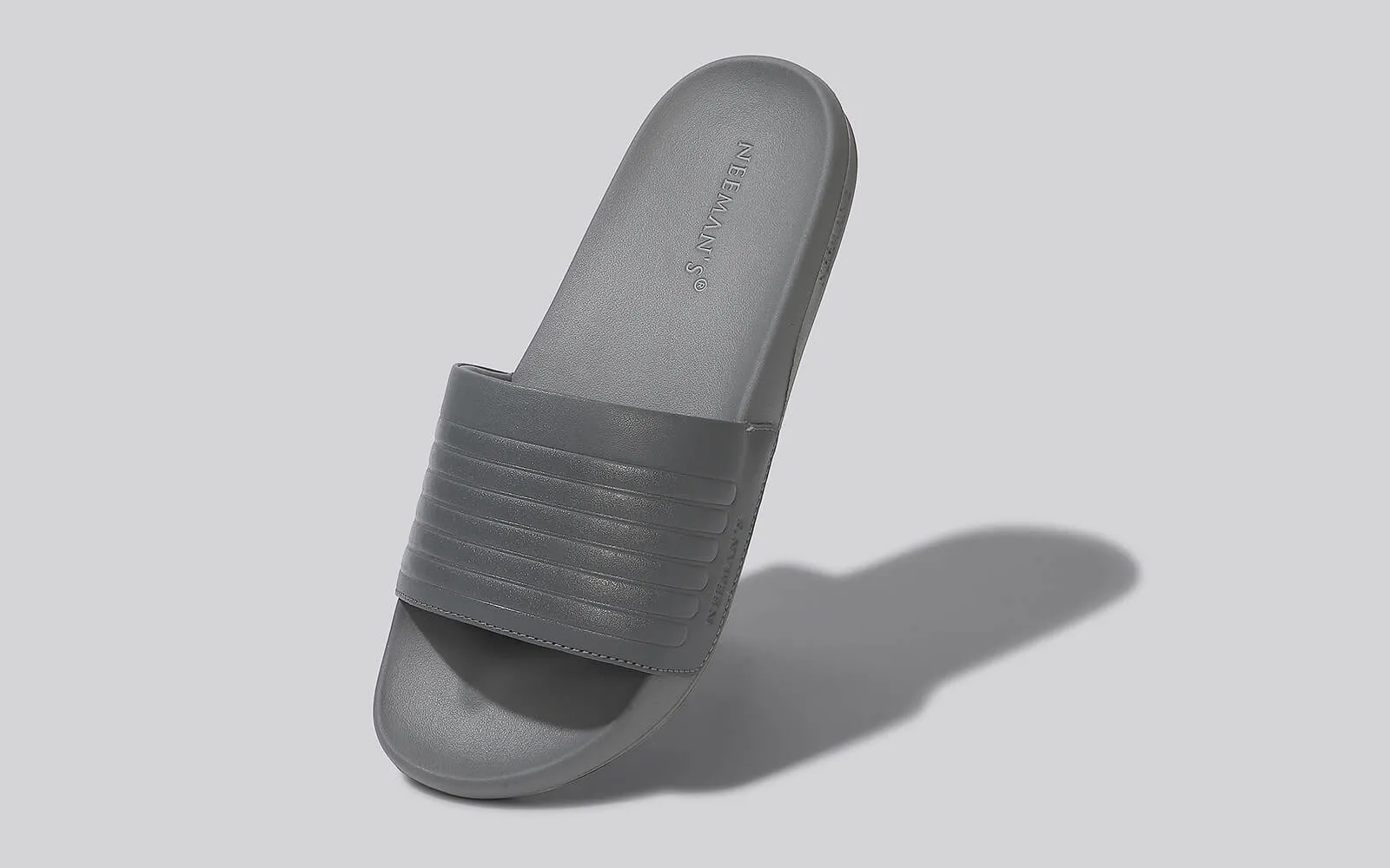 FootBed Slides for Men : Grey