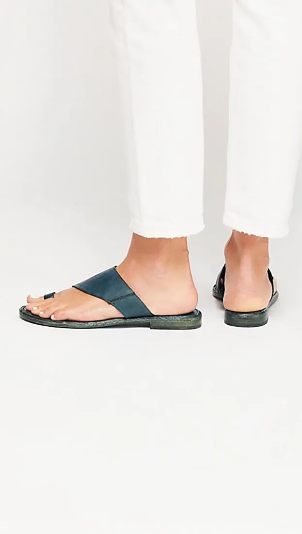 Free People Sant Antoni Slide Turquoise