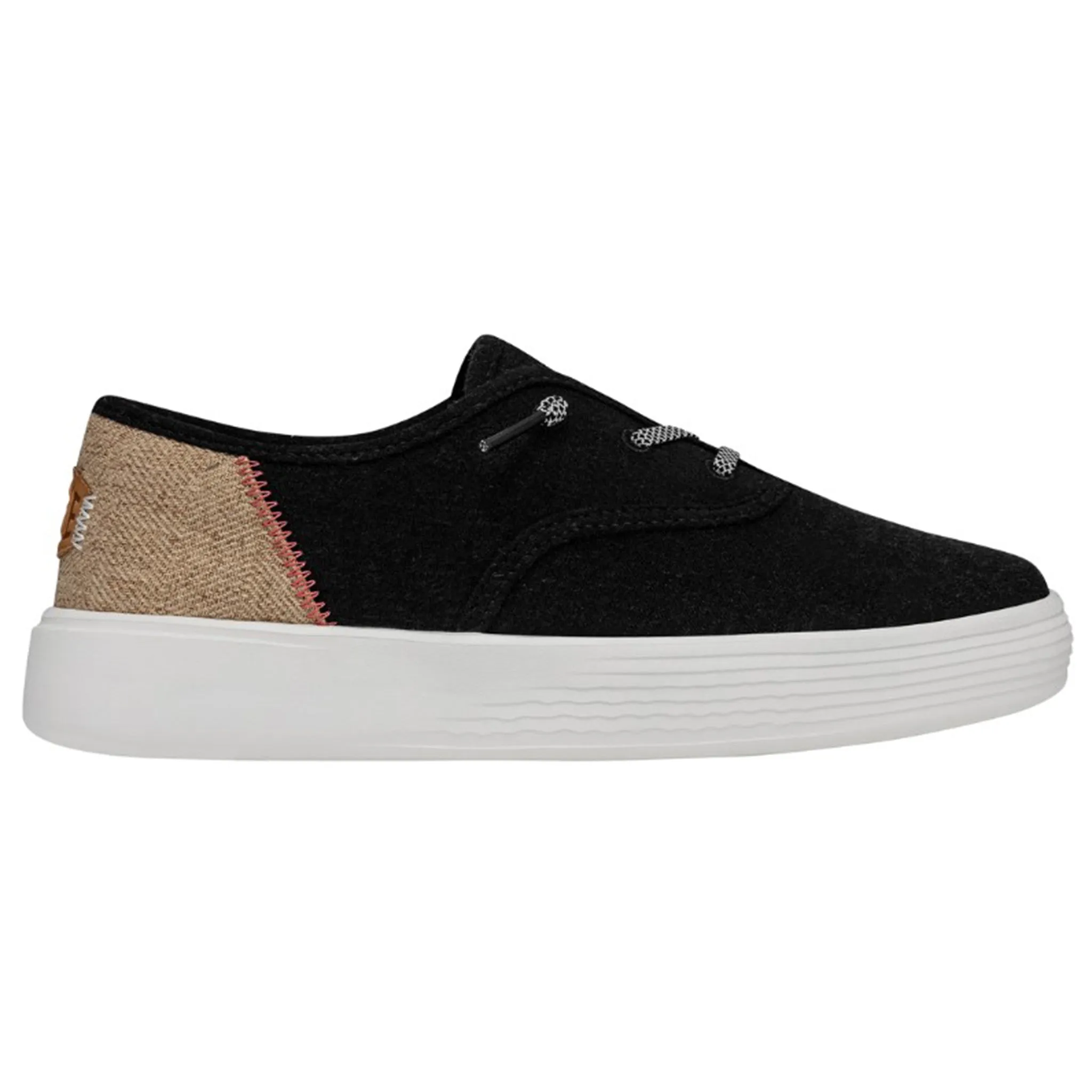 Hey Dude Women's Conway Craft Linen Black