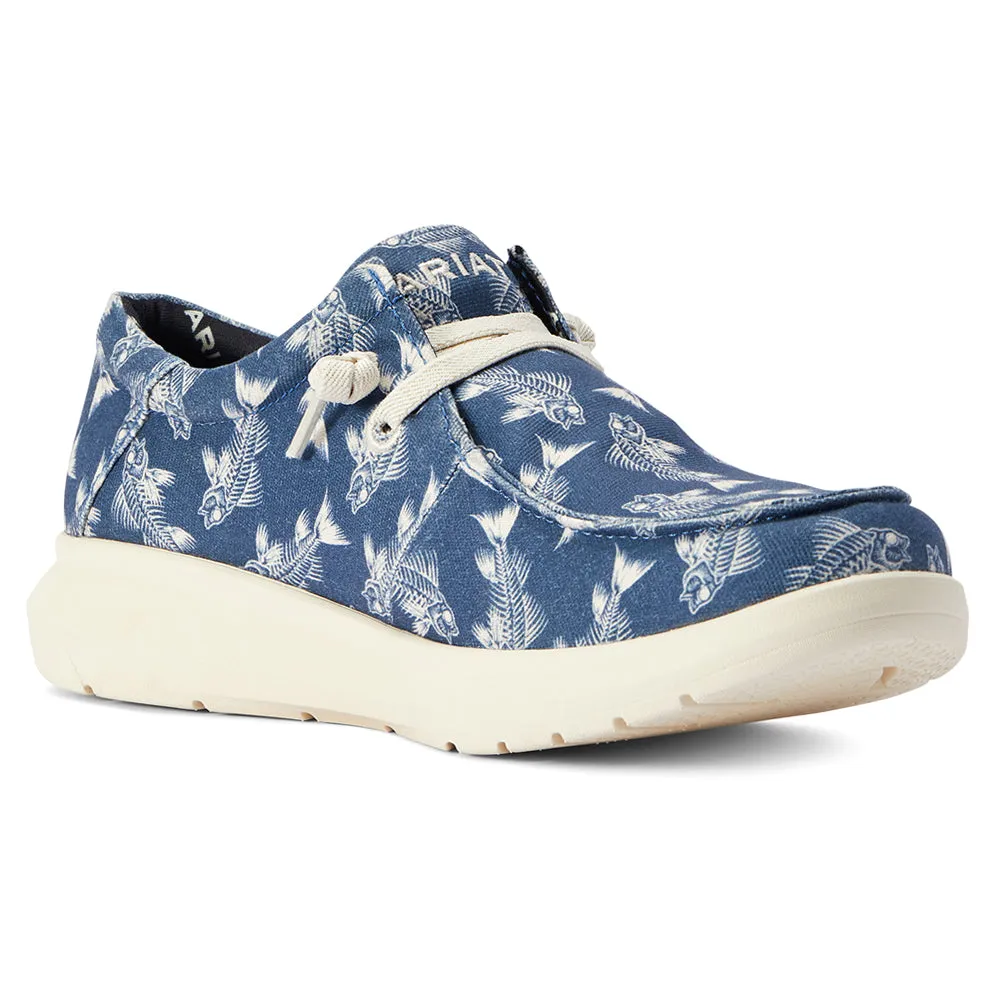 Hilo Graphic Print Stretch Slip On Shoes