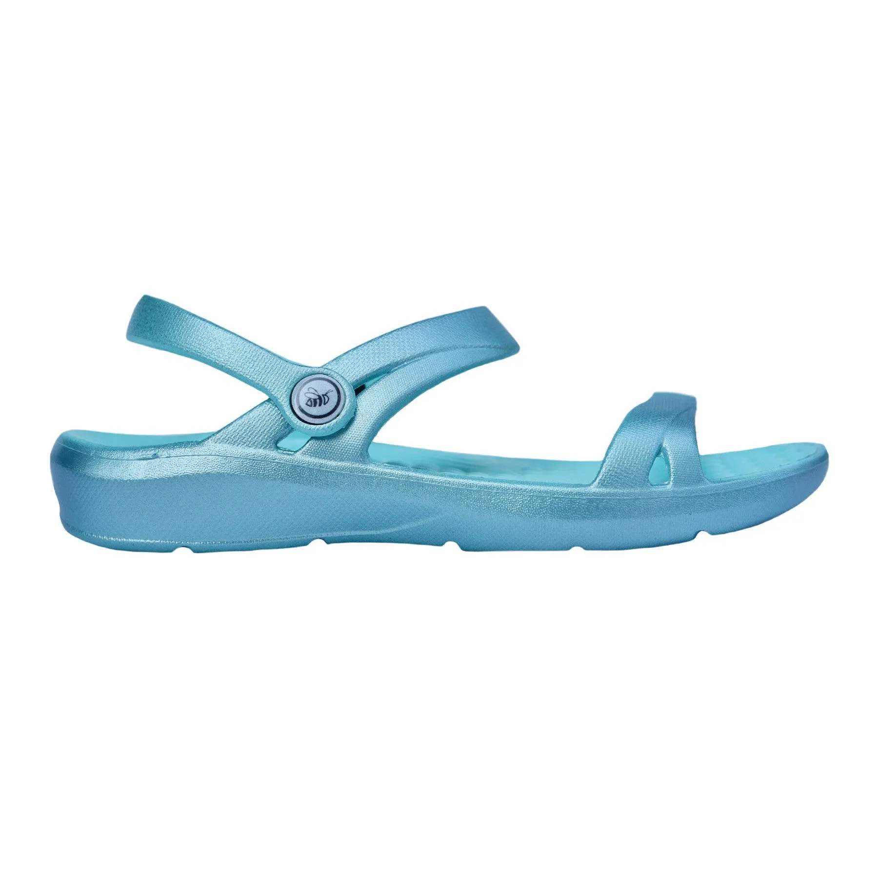 Joybees Womens Dance Sandal Metallics Teal