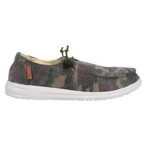 Kayak Camouflage Slip On Flats