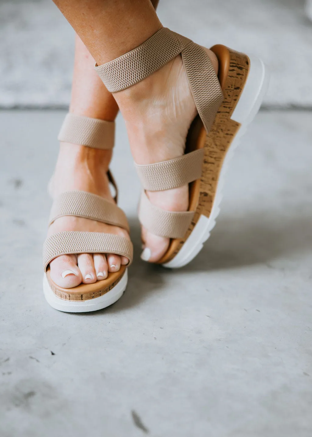 Lead the Way Platform Sandal