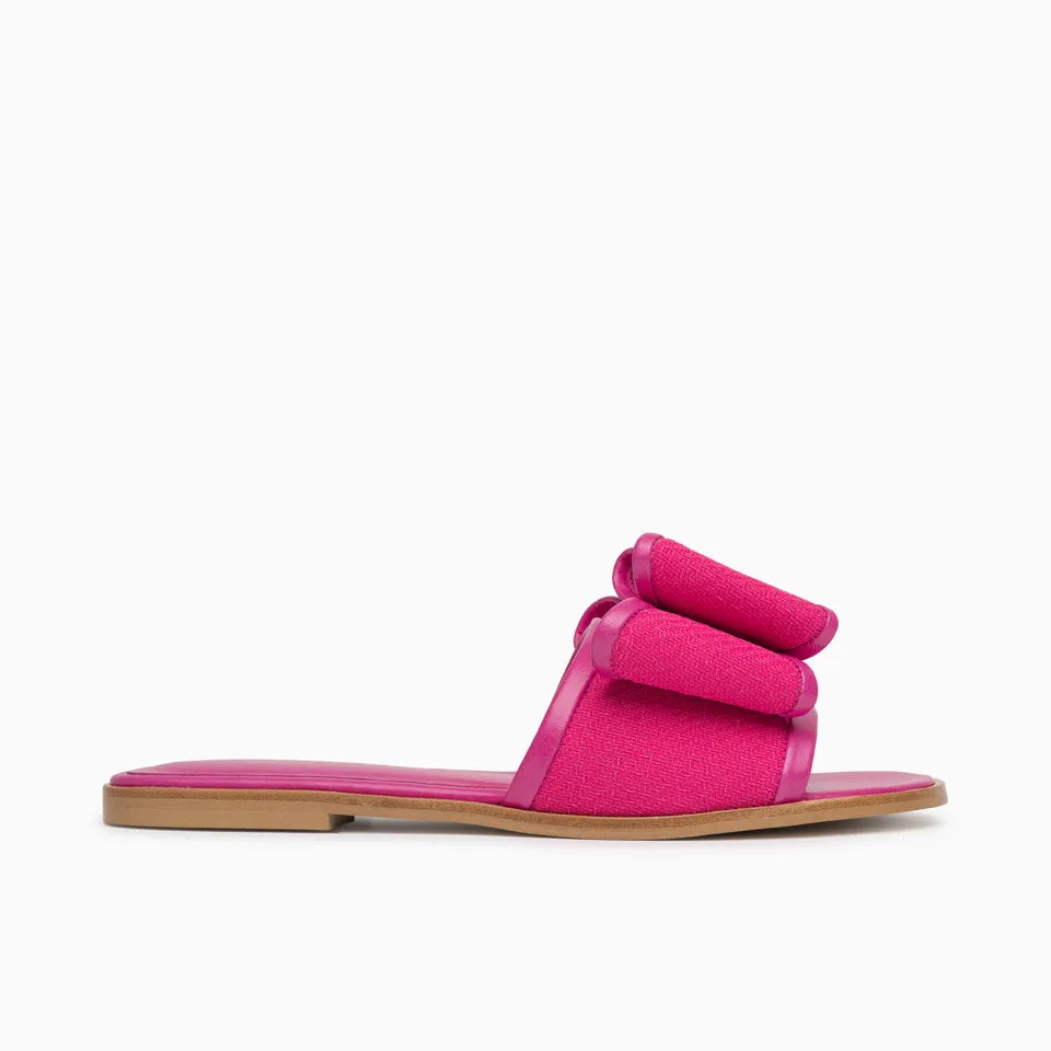 Milano Bow Flat Sandal