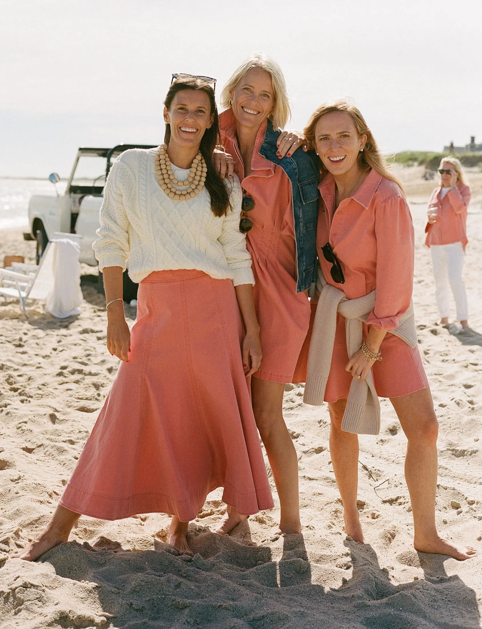 Nantucket Red Stretch Twill Callahan Shirt Dress