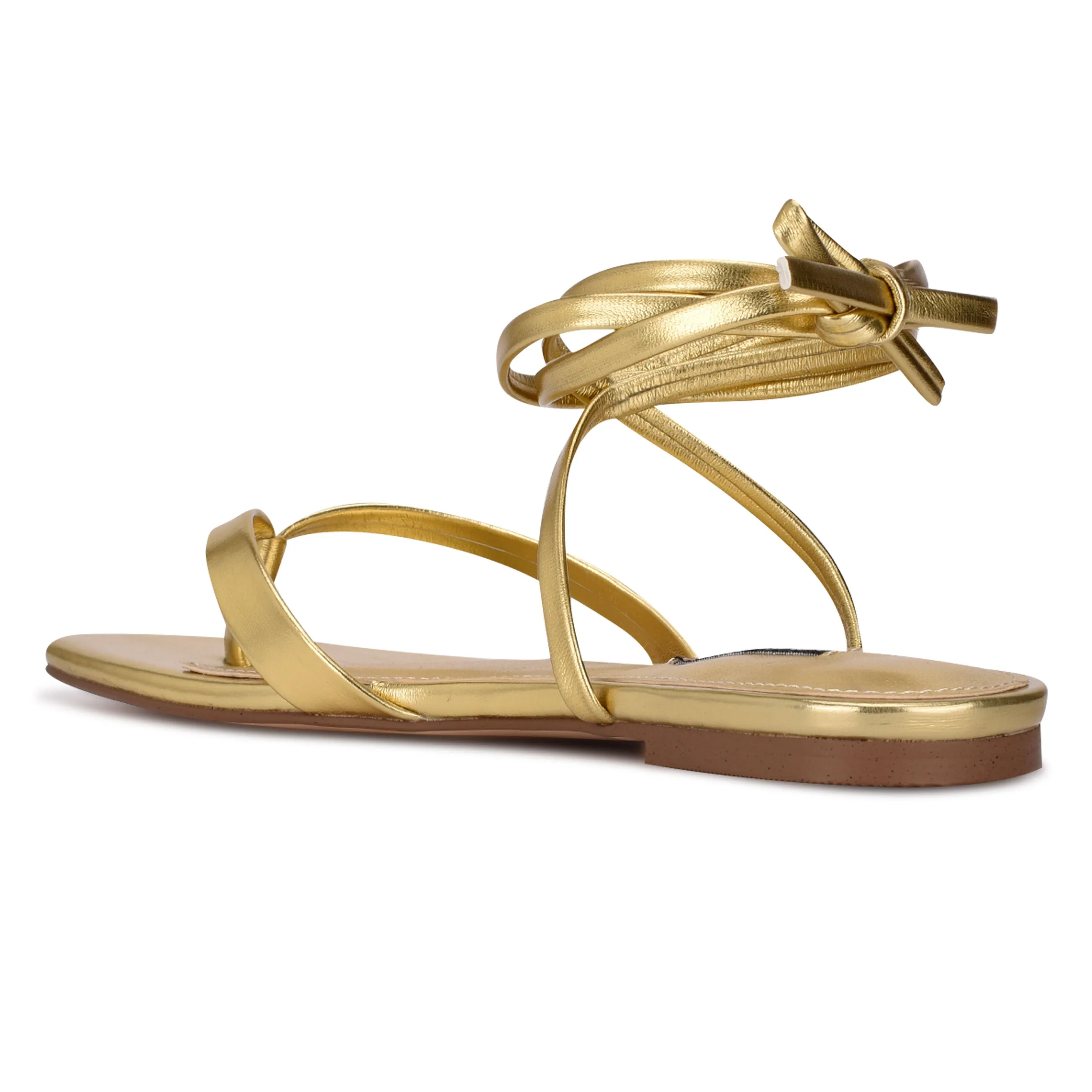 News Ankle Wrap Flat Sandals