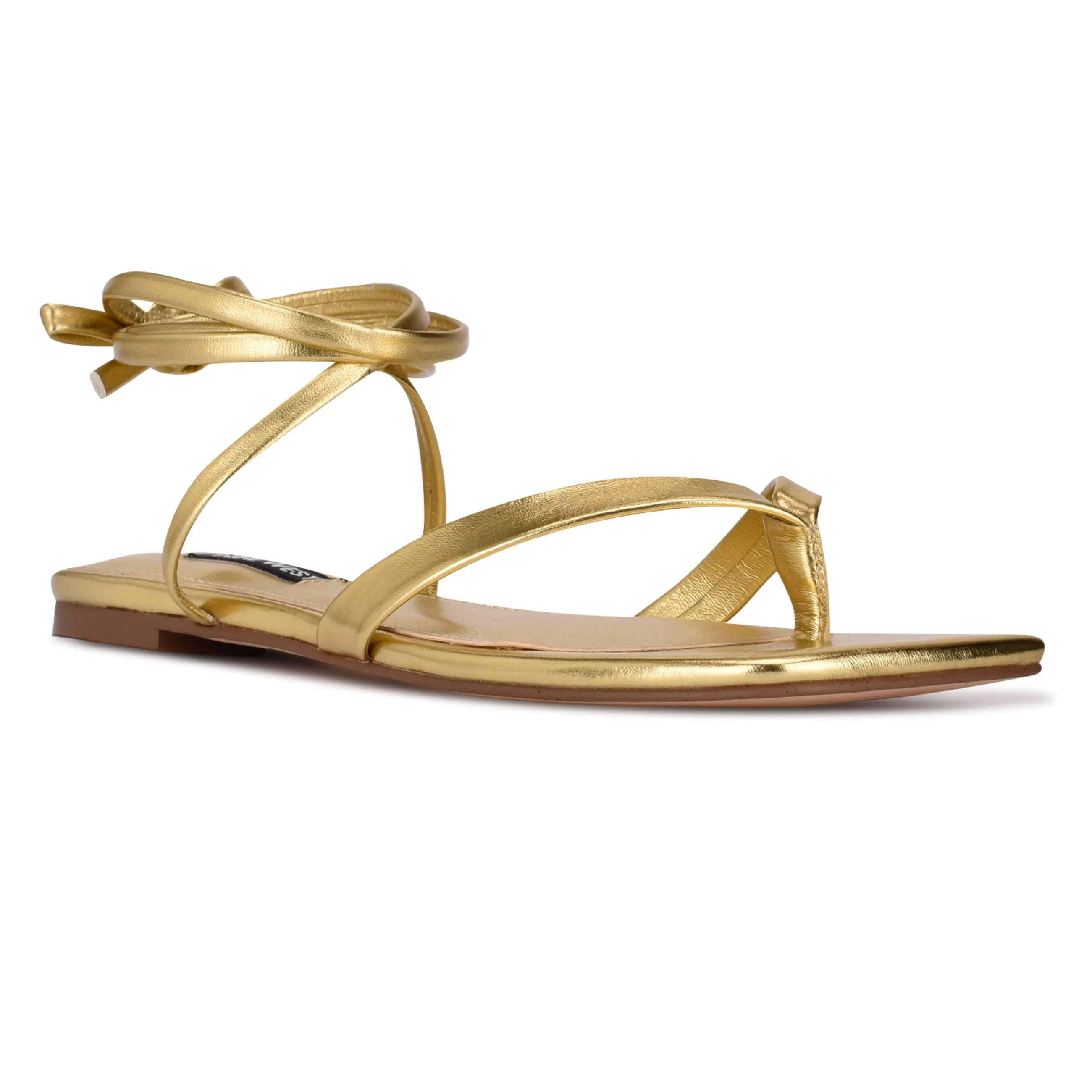 News Ankle Wrap Flat Sandals