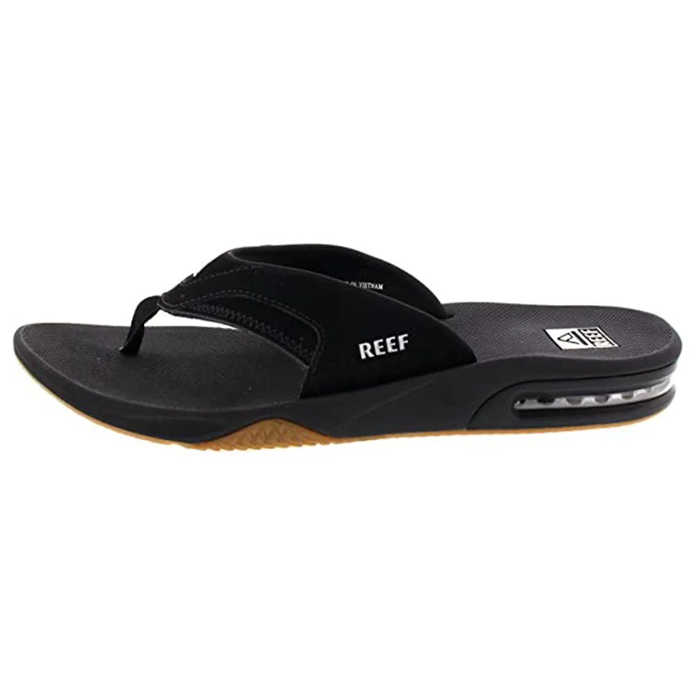 Reef Fanning Flip Flops  - Black/Silver