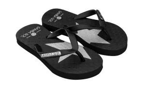 Samba Sol Kid's Fashion Collection Flip Flops - Silver Star