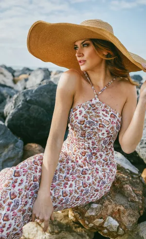 Shell Print Maxi Dress