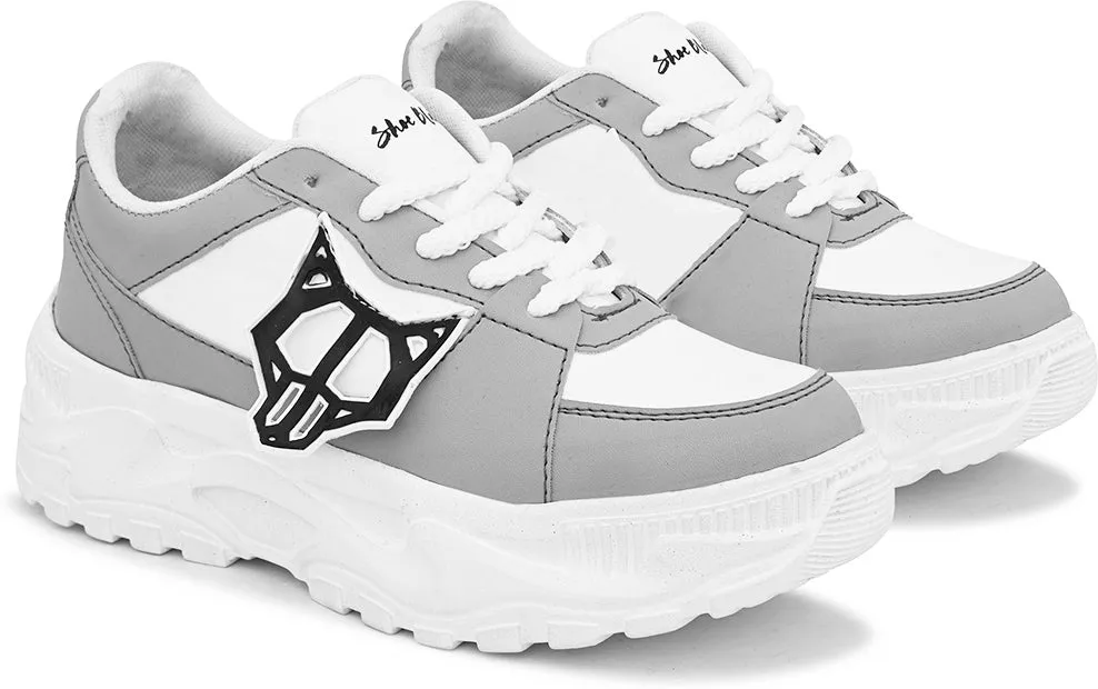 SHOE BLATE Training & Gym Shoes For Women grey