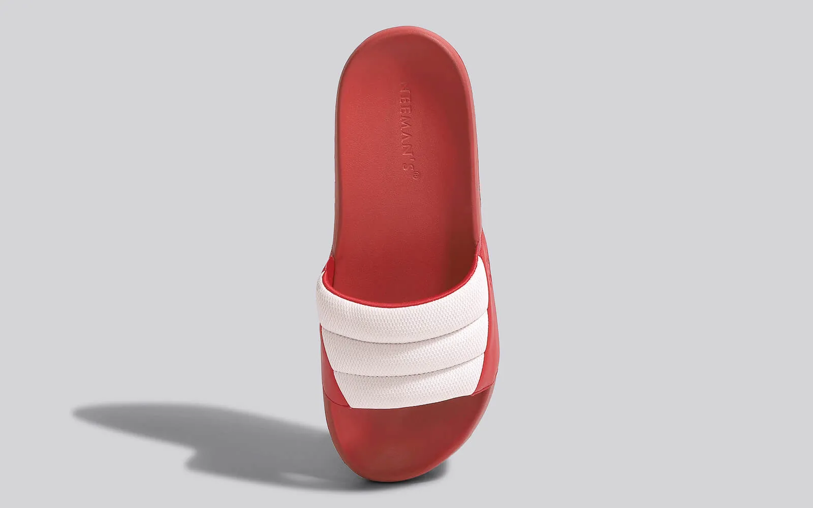 Squooshy Slides for Women : Red-White