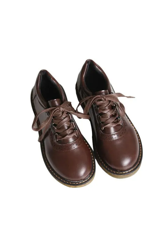 Vintage Oxford Shoes For Women