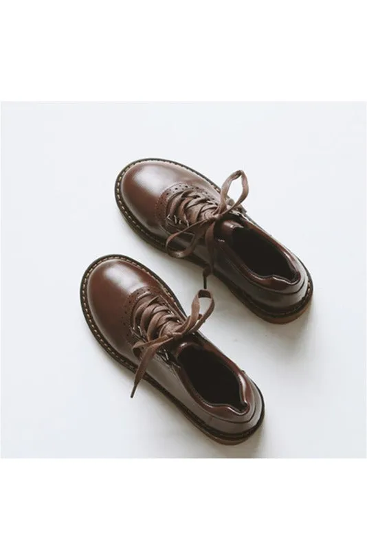 Vintage Oxford Shoes For Women