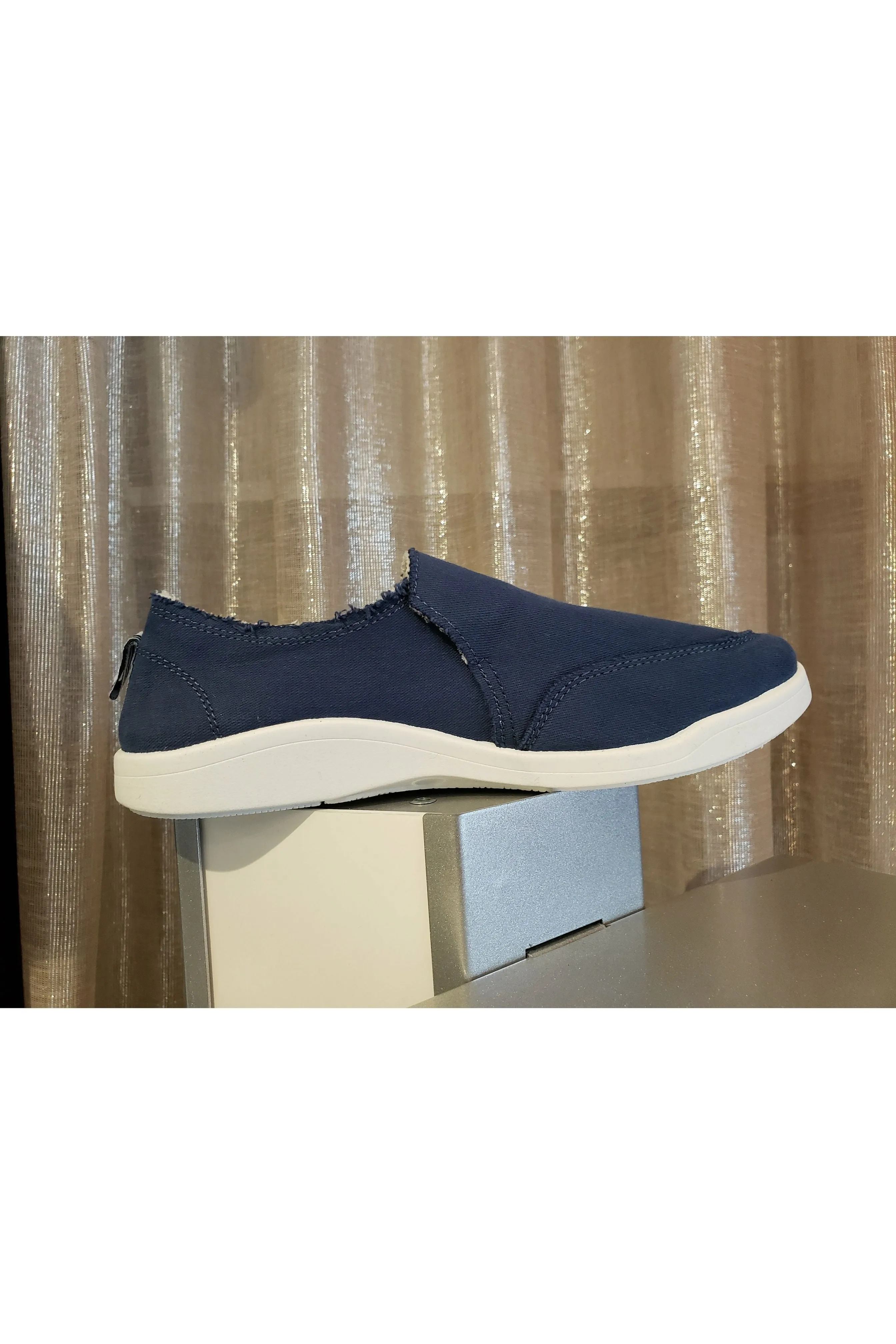 Vionic Canvas Slip On Shoes - Style Venice Malibu