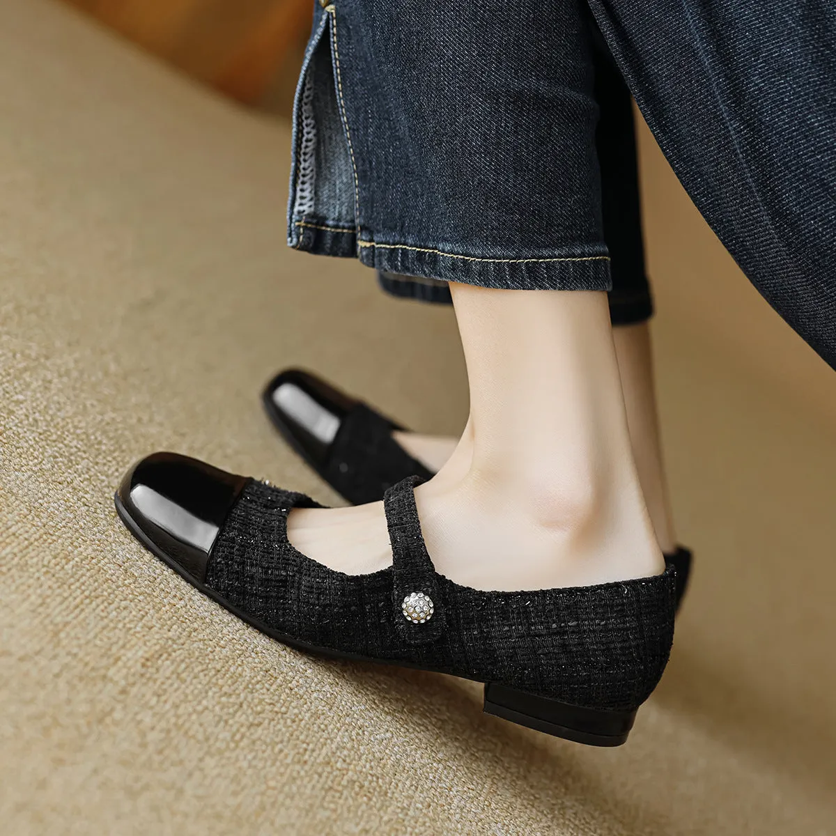 Women Minimalist Soft Flat Mary Jane Shoes