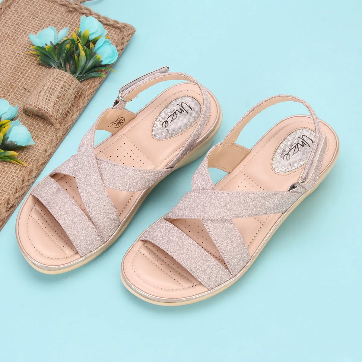 Women "BENZY" Comfort Flat Sandals