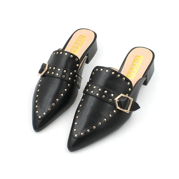 Women's Casual Slip on Studded Flats