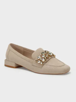 Womens "AVALOS" Comfy Slip On Ballerinas